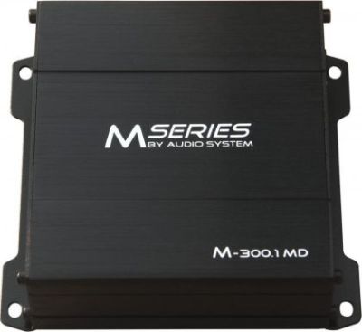 Amplificator Audio System M-300.1 MD, 1 x 300 watts, monobloc, in 2 sau 4 ohm, dimensiune micro clasa D pentru subwoofer