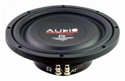 Subwoofer pasiv cu incinta 15L Audio System SUBFRAME R08 FLAT EVO, 175 watts, 4 ohm, 200 mm, 8", roata de rezerva