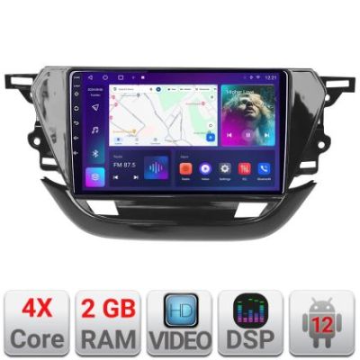 Navigatie Opel Corsa F 2019- Android radio gps internet 2+32 KIT-corsa-f+EDT-E209