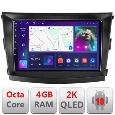 Navigatie SsangYong Tivoli 2015-2019 Android ecran Qled 2K Octa core 4+32 kit-tivoli2015+EDT-E409-2K