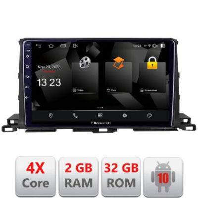 Navigatie Toyota Highlander 2013-2018 Android Ecran 720P Quad Core 2+32 carplay android auto