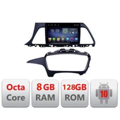 Navigatie HHyundai SONATA F-417 Octa Core cu Android Radio Bluetooth Internet GPS WIFI DSP 8+128GB 4G