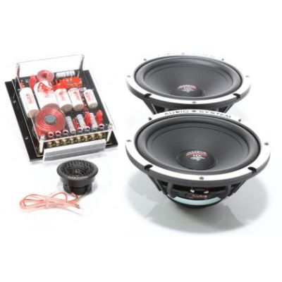 Difuzoare componente Audio System HX 165 DUST-4 350 watts 165 mm 6.5" 2 ohm 4 bucati midrange