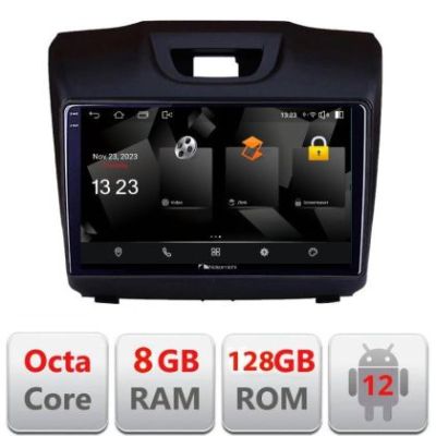 Navigatie Isuzu D-Max Quad Core 5960Pro-2234 Android Octa Core Qualcomm 2K Qled 8+128 DTS DSP 360 4G Optical v1