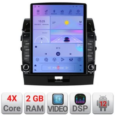 Navigatie TOYOTA Land Cruiser L200 K-381 ecran tip TESLA 9.7" cu Android Radio Bluetooth Internet GPS WIFI 2+32 DSP Qu v1