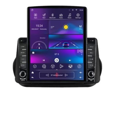 Navigatie Peugeot Bipper, CitroenNemo, Fiat Qubo 2008-2017 Android radio gps internet quad core 2+32 ecran vertical 9.7" Kit-bipper+EDT-E708 v2