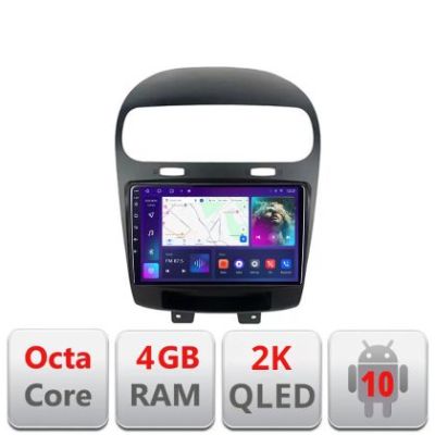 Navigatie Fiat Freemont Dodge Journey 2012-2019 Android Octa Core Ecran 2K QLED GPS 4G 4+32GB 360 KIT-freemont+EDT-E409-2K v1