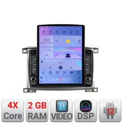 Navigatie Toyota Land Cruiser L100 2002-2008 K-l100 ecran tip TESLA 9.7" cu Android Radio Bluetooth Internet GPS WIFI v1