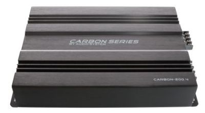 Amplificator Audio System CARBON-200.4, 4 x 90 sau 2 x 180 watts, in 2 sau 4 ohm, clasa AB