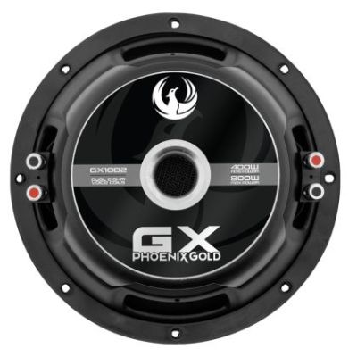 Subwoofer pasiv fara incinta Phoenix Gold GX10D2, 400 watts rms, 2 x 2 ohm