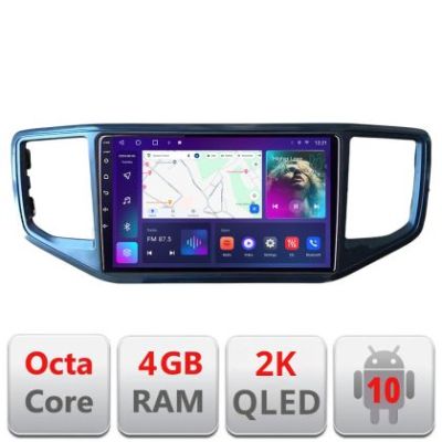 Navigatie dedicata Edonav VW Amarok  Android ecran Qled 2K Octa core 4+32 KIT-amarok+EDT-E409-2K