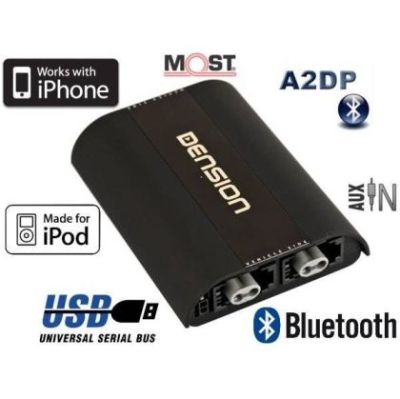 Interfata integrare AUX-In, USB, iPod, iPhone, Bluetooth, DENSION Gateway 500 (Dual FOT) v6