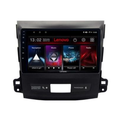 Navigatie Mitsubishi Outlander 2010 Lenovo Kit-056 4+64 GB Android Waze USB Navigatie Internet Youtube Radio v2