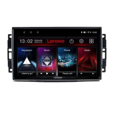 Navigatie Chrysler Jeep Lenovo Kit-202 4+64 GB Android Waze USB Navigatie Internet Youtube Radio