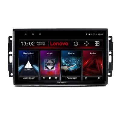 Navigatie Chrysler Jeep Lenovo Kit-202 4+64 GB Android Waze USB Navigatie Internet Youtube Radio v1