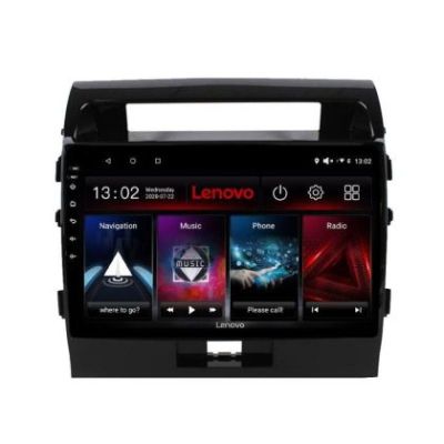 Navigatie Toyota LandCruiser 2008-2015 Lenovo Kit-381 4+64 GB Android Waze USB Navigatie Internet Youtube Radio