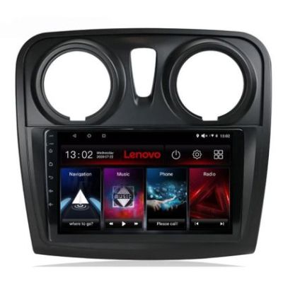 Navigatie Dacia Sandero Logan Lodgy 2012-2020 Lenovo Kit-sandero 4+64 GB Android Waze USB Navigatie Internet Youtube Radio