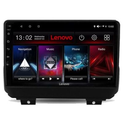 Navigatie Jeep Wrangler 2018- Lenovo Kit-WRANGLER 4+64 GB Android Waze USB Navigatie Internet Youtube Radio