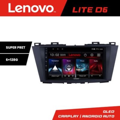 Navigatie Mazda 5 2010-2017 Lenovo Kit-117 8 core 6+128 GB Android Waze USB Navigatie Internet Youtube Radio