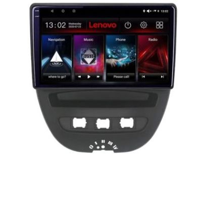 Navigatie Citroen C1 Peugeot 107 Toyota Aygo 2005-2014 Android radio gps internet 8 core QLED 2K 4+64 360 Lenovo v1