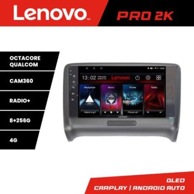 Navigatie Audi TT 2004-2011 Quad Core Lenovo Kit-078 8 core QLED 2K 8+256 360 Android Waze USB Navigatie Internet Youtube Radio