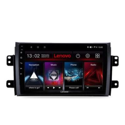 Navigatie Suzuki SX4 2006-2013 Lenovo Kit-124 8 core QLED 2K 8+256 360 Android Waze USB Navigatie Internet Youtube Radio