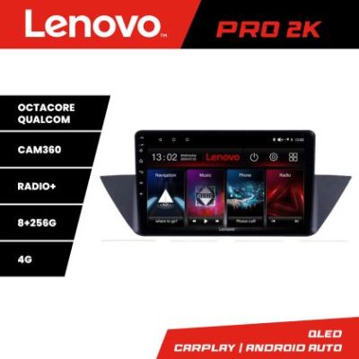 Navigatie BMW X1 E84 Lenovo Kit-219 cu Android Radio Bluetooth internet 8 core QLED 2K 8+256 360