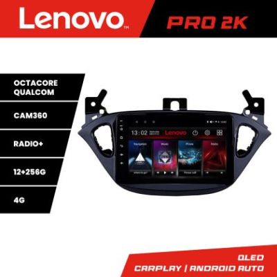 Navigatie Opel Corsa 2013-2016 Lenovo Kit-corsa 8 core QLED 2K 12+256 360 Android Waze USB Navigatie Internet Youtube Radio