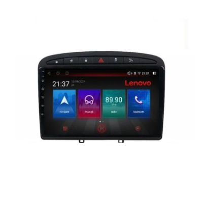 Navigatie Peugeot 308 Quad Core Lenovo Kit-038 8 core QLED Qualcomm 4+64 360 Android Waze USB Navigatie Internet Youtube Radio