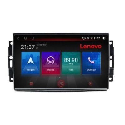 Navigatie Chrysler Jeep Lenovo Kit-202 8 core QLED Qualcomm 4+64 360 Android Waze USB Navigatie Internet Youtube Radio