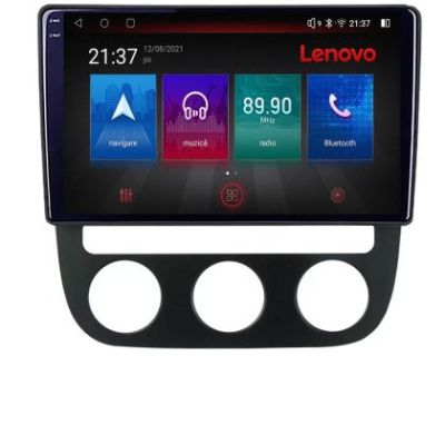 Navigatie VW Golf 5 2004-2010 clima automatica Android radio gps internet 8 core QLED Qualcomm 4+64 360 Lenovo