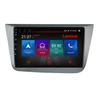 Navigatie Seat Leon 2005-2012 Lenovo Kit-leon05 8 core QLED Qualcomm 4+64 360 Android Waze USB Navigatie Internet Youtube Radio