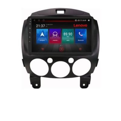 Navigatie Mazda 2 2007-2013 Android radio gps internet 8 core QLED Qualcomm 4+64 360 Lenovo