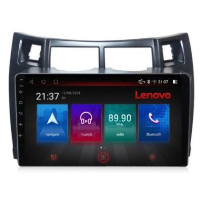 Navigatie Toyota Yaris 2008-2011 Lenovo Kit-YARIS08 8 core QLED Qualcomm 4+64 360 Android Waze USB Navigatie Internet Youtube Radio Lenovo