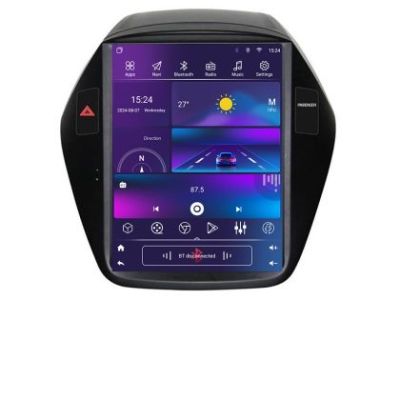 Navigatie HHyundai IX35 2010-2015 tip tesla radio gps internet 4 Core carplay android auto 2+32 kit-tesla-361+EDT-E42