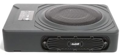 Subwoofer activ underseat Audio System US08 ACTIVE 24V, 225 watts, 2 ohm, 200mm, 8", sub scaun alimentare la 24V pentru camioane