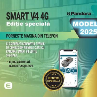 Kit pornire motor Pandora Smart v4 ES(fara tag) Suzuki Baleno 2015-, aplicatie telefon  4G, (montaj inclus)