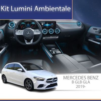 Lumini ambientale Mercedes W247-02+08 2019-2025 dedicat ventilatoare iluminate control telefon sau sistem original