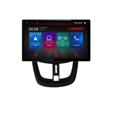 Navigatie Peugeot 207 K-PE01 Lenovo PRO 4+64 13 inch 2K android 4G DSP gps internet  8Core