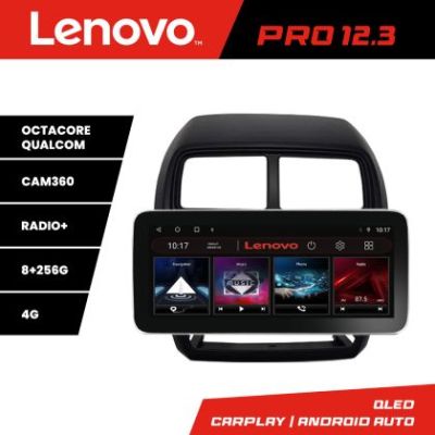 Navigatie Mitsubishi ASX 2017-2021 model facelift Lenovo PRO 8+256 12.3 inch qled android 4G DSP gps internet  Kit-026-facelift v1