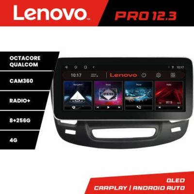 Navigatie Chrysler 200 2015-2019 Lenovo PRO 8+256 12.3 inch qled android 4G DSP gps internet  Kit-200C