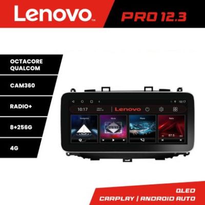 Navigatie Kia Carens 2013-2018 K-2023 Lenovo PRO 8+256 12.3 inch qled android 4G DSP gps internet