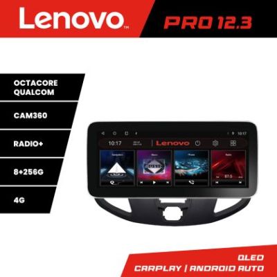 Navigatie Ford Transit V363 2015-2021 Lenovo PRO 8+256 12.3 inch qled android 4G DSP gps internet  Kit-custom