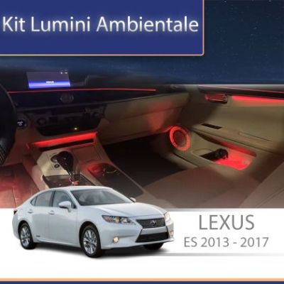 Lumini ambientale Lexus ES 2013-2017 set complet control telefon sau sistem original