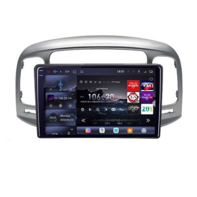 Navigatie Hyundai Accent 2006-2012 Edotec Kit-ACCENT 8 core QLED 2K 16+512 360 Android Waze USB Navigatie Internet Youtube Radio