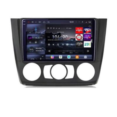 Navigatie BMW Seria 1 E87 2007-2011 clima manuala Edotec Kit-bmw117-manual 8 core QLED 2K 16+512 360 Android Waze USB Navigatie Internet Youtub