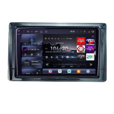 Navigatie Toyota 2DIN Edotec Kit-TY2DIN 8 core QLED 2K 16+512 360 Android Waze USB Navigatie Internet Youtube Radio