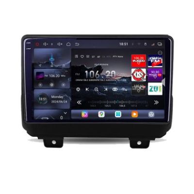 Navigatie Jeep Wrangler 2018- Edotec Kit-WRANGLER 8 core QLED 2K 16+512 360 Android Waze USB Navigatie Internet Youtube Radio