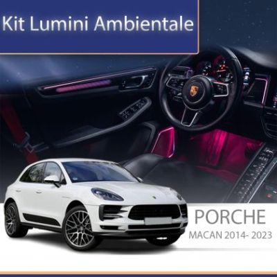 Lumini ambientale Porsche 2014-2023 set complet control telefon sau sistem original