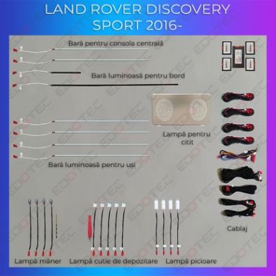 Lumini ambientale Land Rover Discovery Sport 2016- set complet control telefon sau sistem original